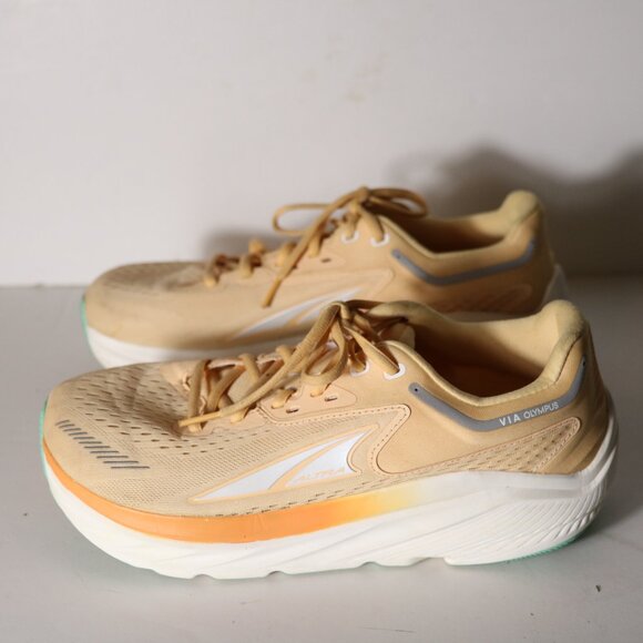 Altra Womens Via Olympus Road Running Shoes 11 Yellow al0a82cr380 Cushioned - Picture 9 of 9